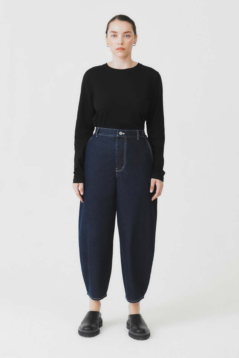 【KOOLOSET】Embo Circle Washing Balloon Denim Kowtow Balloon Jeans | Garmentory