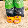Kids Maison Mangostan Child Sandia Slides - Orange - Thumbnail 3