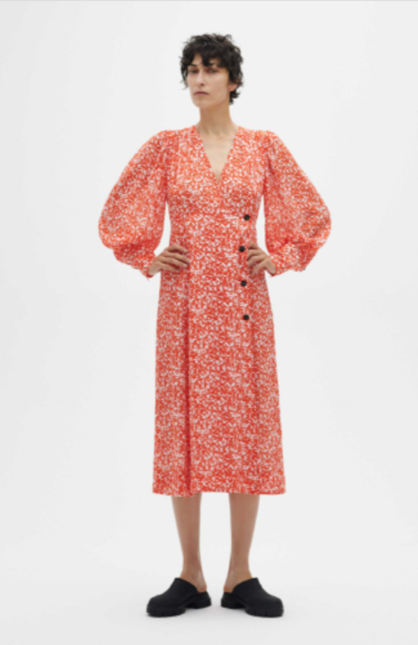 open lace back dress Ganni Dress, UK Size 8