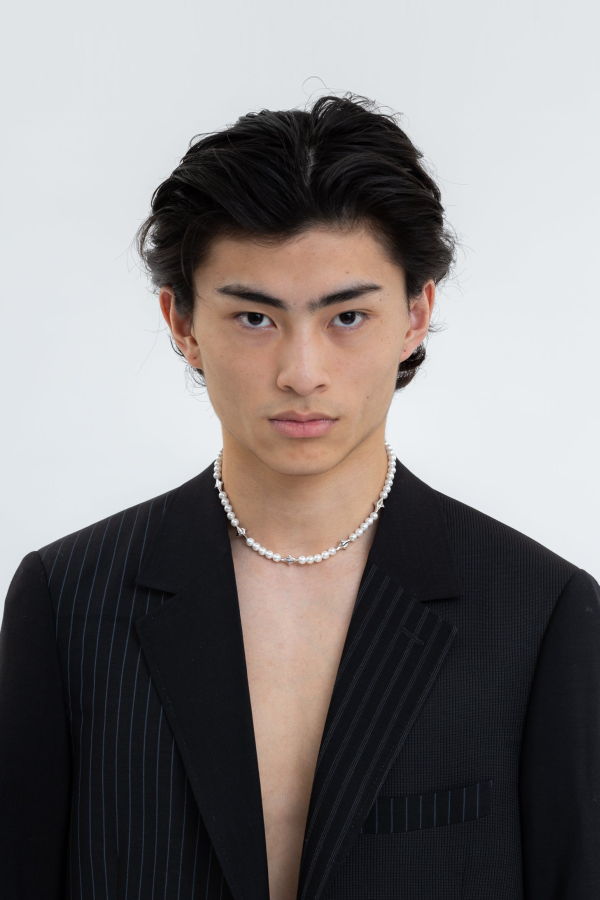 DEPARTMENT Stars Necklace - Pearl/Silver