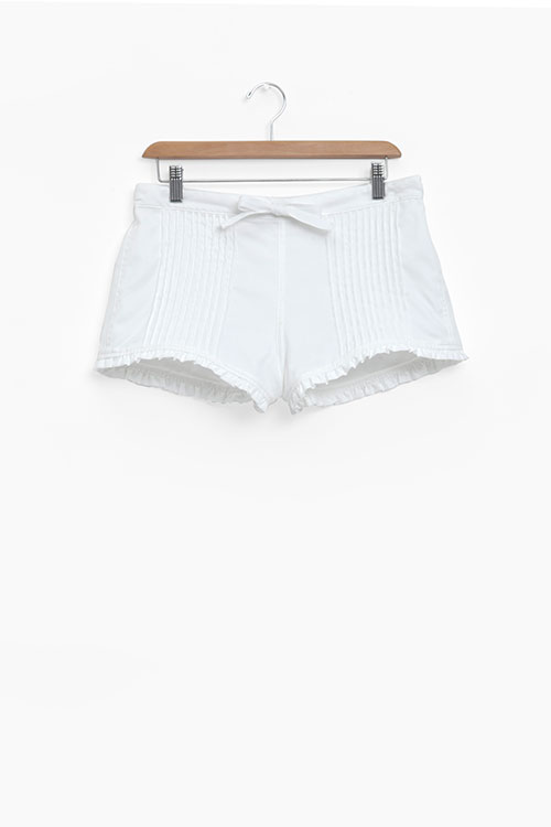 The Sleep Shirt Pin Tuck Short White Royal Oxford The Sleep Shirt Pin Tuck Short White Royal Oxford