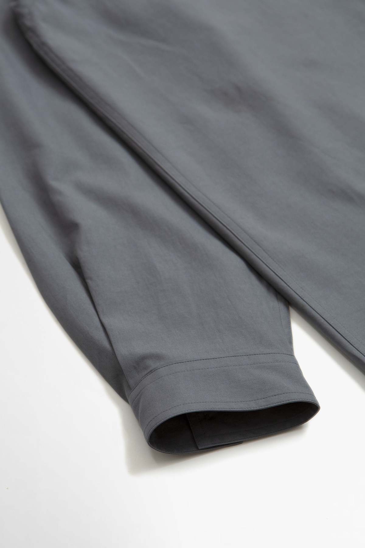 Auralee Washed Finx Twill P/O Shirt - Dark Blue Gray | Garmentory