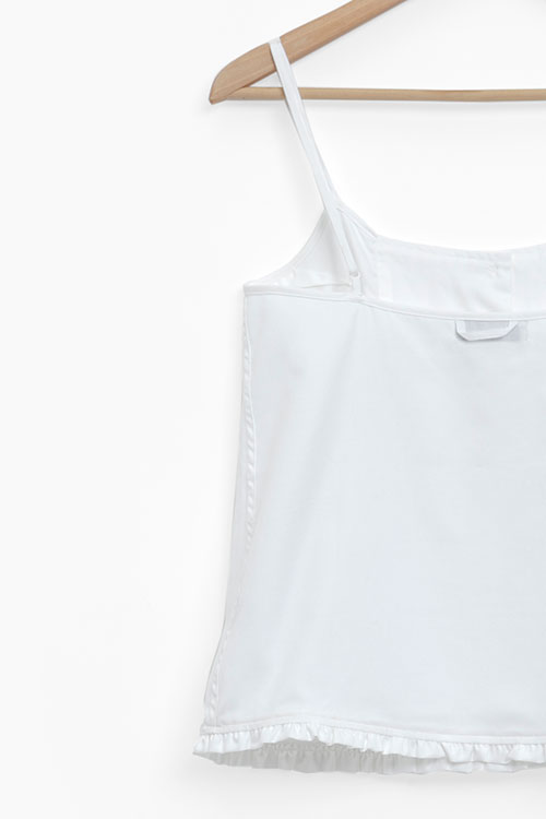The Sleep Shirt Pin Tuck Camisole White Royal Oxford The Sleep Shirt Pin Tuck Camisole White Royal Oxford