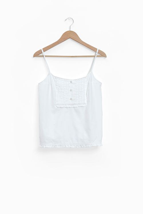 The Sleep Shirt Pin Tuck Camisole White Royal Oxford The Sleep Shirt Pin Tuck Camisole White Royal Oxford