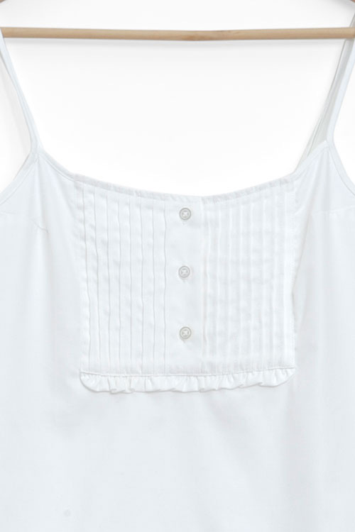 The Sleep Shirt Pin Tuck Camisole White Royal Oxford The Sleep Shirt Pin Tuck Camisole White Royal Oxford