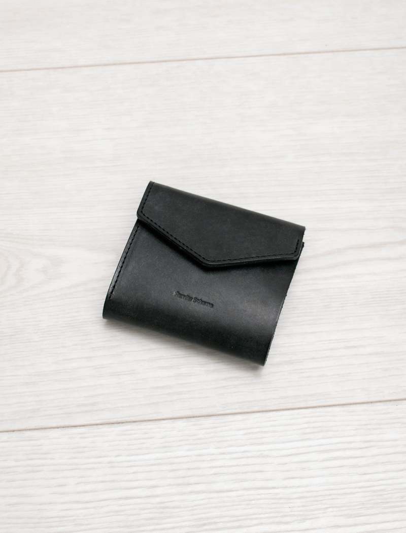 Hender Scheme cow leather ウォレット 黒 Hender Scheme Wallet black cow leather
