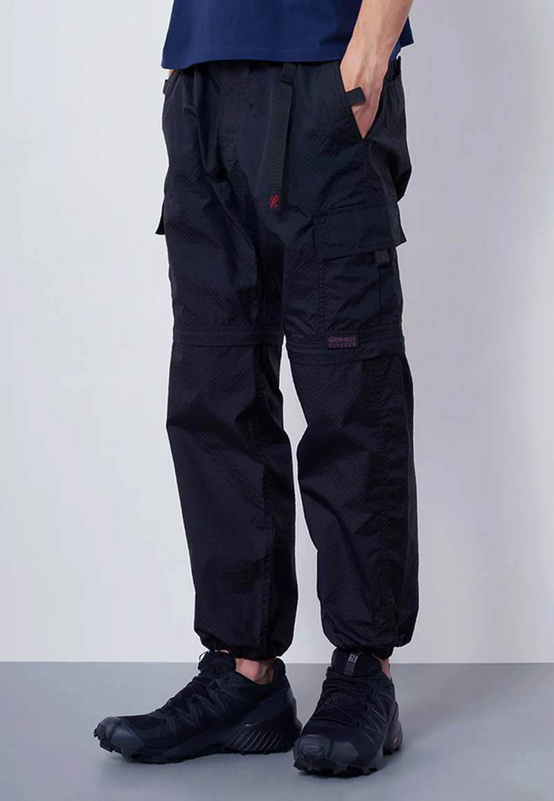 GRANCY ZipDesign Cargo Pants ブラック Mサイズ GRANCY カーゴパンツ 「GRANCY」ZipDesign CargoPants / ジップ