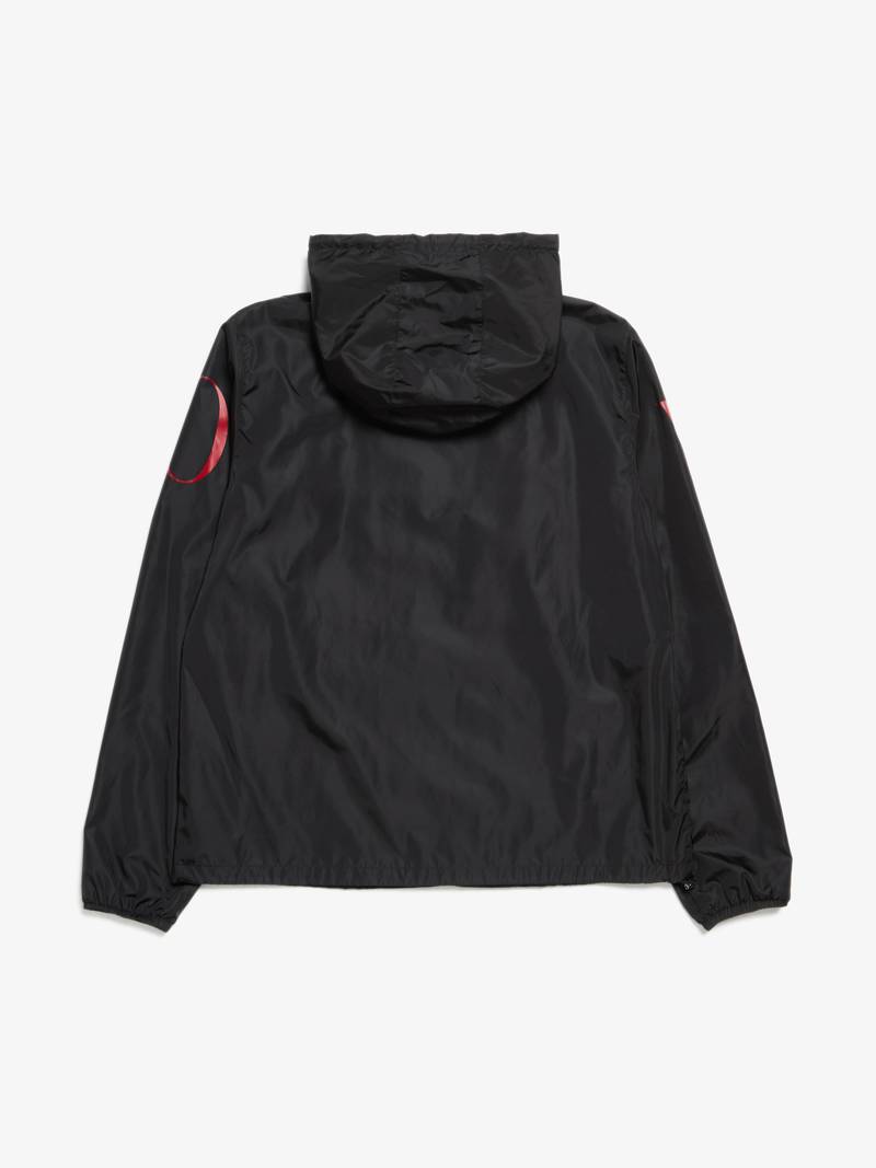 RED VALENTINO ブラックジャケット　48 Valentino Black Quilted Jacket with Vaporwave Patches – Zoo