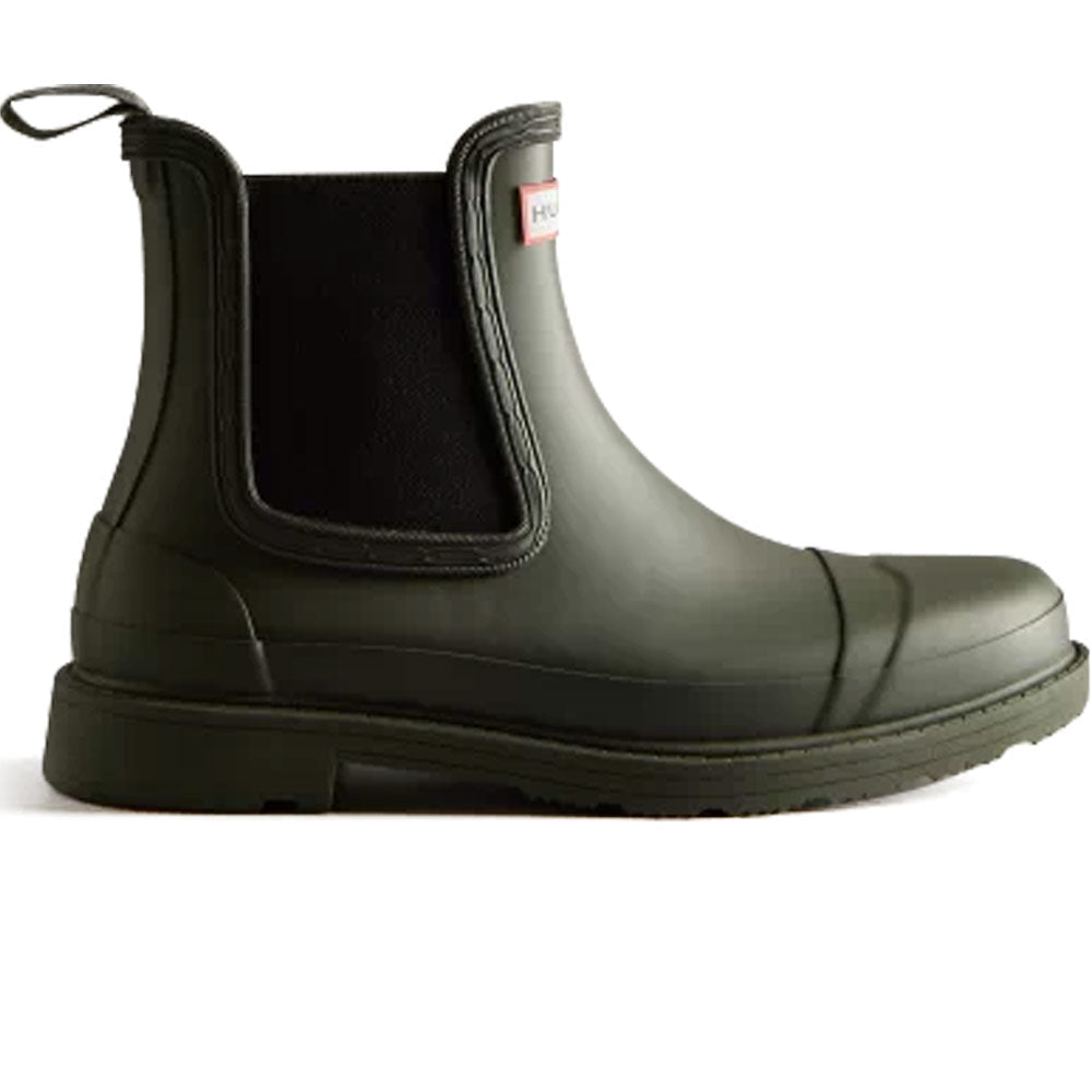 レインブーツ HUNTER WOMEN Commando Chelsea Rain Boots Dark Olive WFS1018R Women's Commando Chelsea Boots 'Dark Olive' | Garmentory