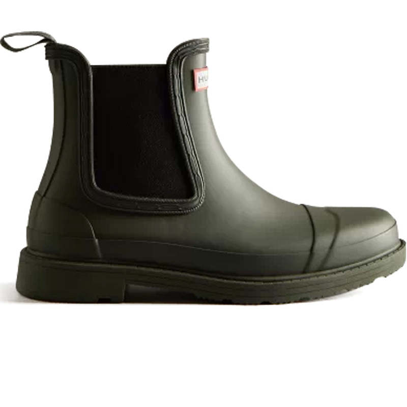 レインブーツ HUNTER WOMEN Commando Chelsea Rain Boots Dark Olive WFS1018R Amazon.com | Hunter Commando Chelsea Boot Black 5 M | Rain