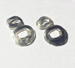 Leigh Miller White Bronze Double Whirlpool Earrings - Thumbnail 2