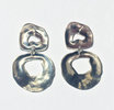 Leigh Miller White Bronze Double Whirlpool Earrings - Thumbnail 3