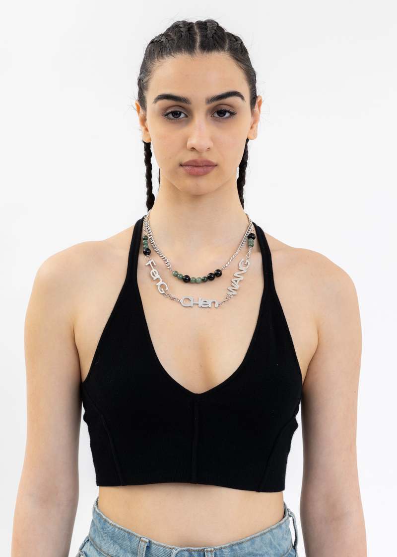Feng Chen Wang JADE ONYX NECKLACE