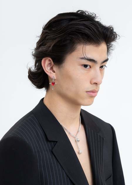 DISCOVERED BLACK COCO TWEED KNIT CARDIGAN JKT - Black