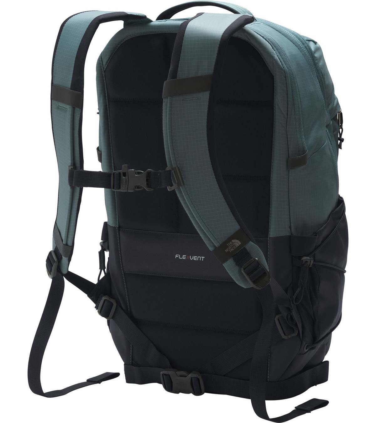north face backpack white and black The North Face Super Pack White Label School Backpack - Black