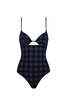 Pale Swimwear Vega One Piece - Purple Check - Thumbnail 3
