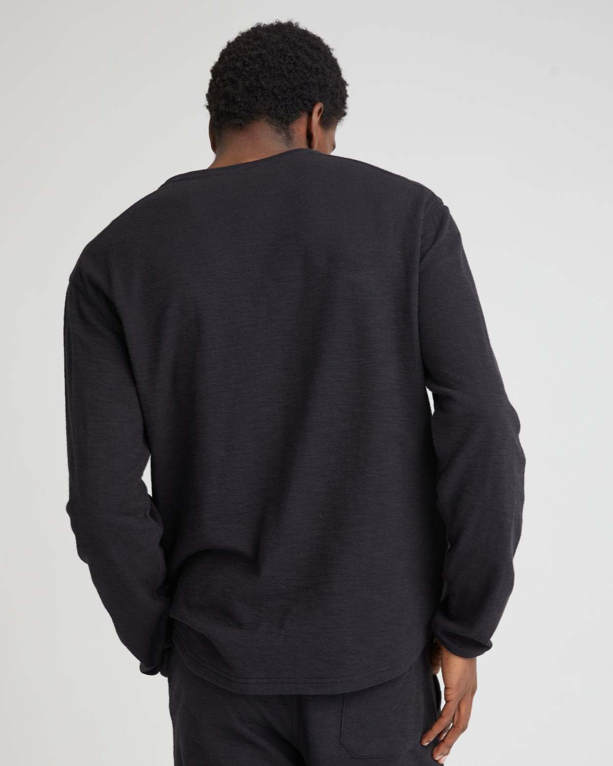 Richer Poorer Men's Thermal Slub Cotton Long Sleeve Henley - Image 5 of 18