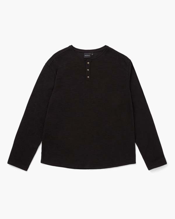 Richer Poorer Men's Thermal Slub Cotton Long Sleeve Henley