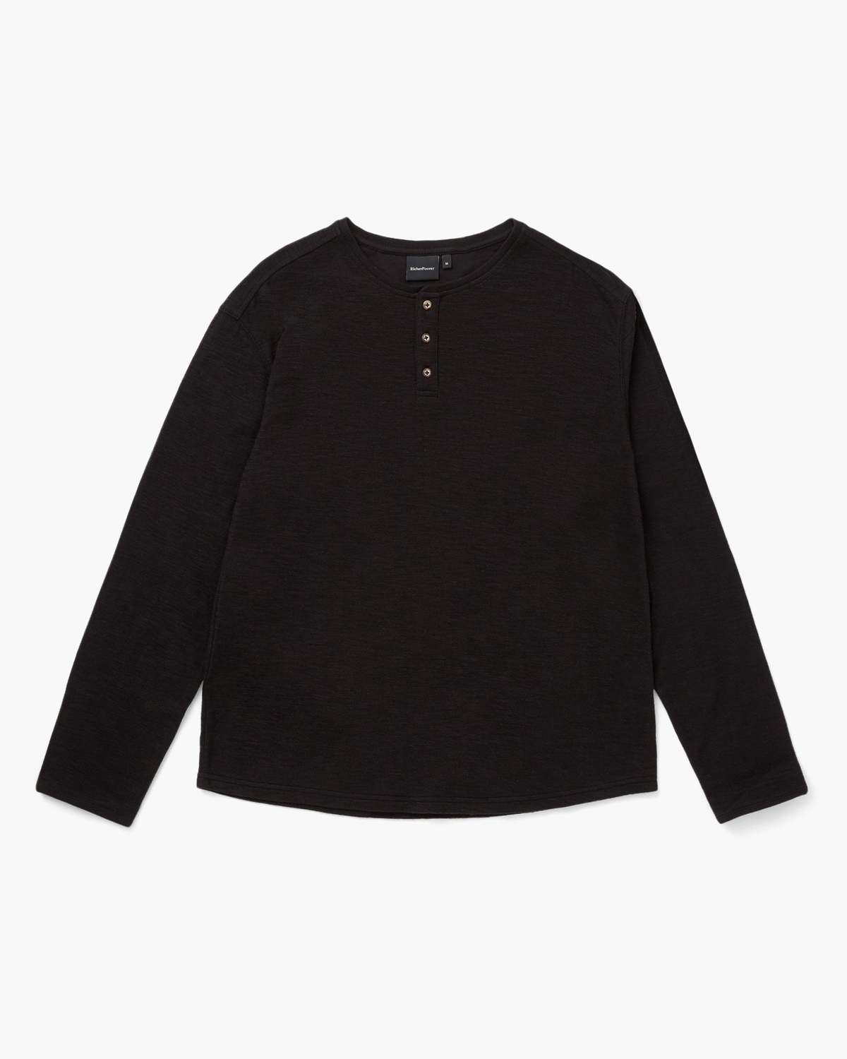 Richer Poorer Men's Thermal Slub Cotton Long Sleeve Henley - Image 6 of 18