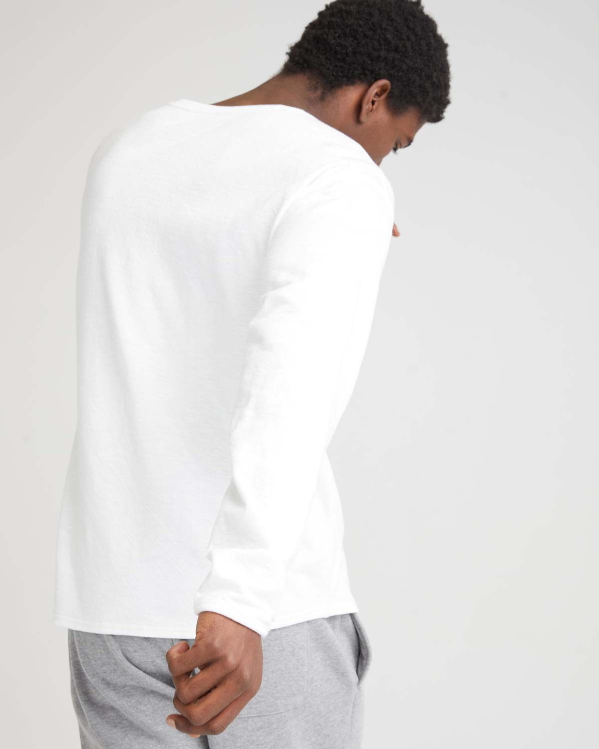 Richer Poorer Men's Thermal Slub Cotton Long Sleeve Henley - Image 10 of 18
