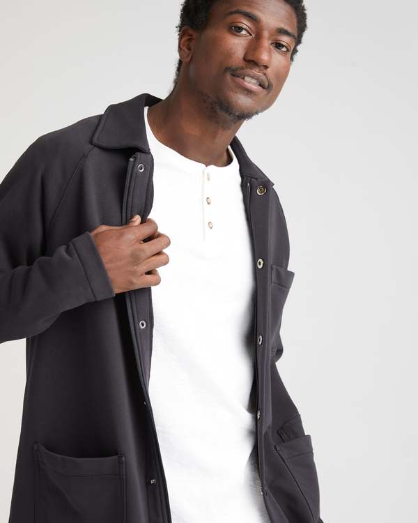 Richer Poorer Men's Thermal Slub Cotton Long Sleeve Henley