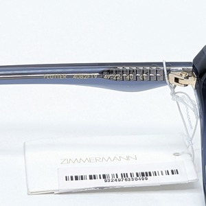 ZIMMERMANN 49 mm flutter cat eye sunglasses Zimmermann Flutter Cat Eye Sunglasses 49mm Gel Navy Box and  main image 3