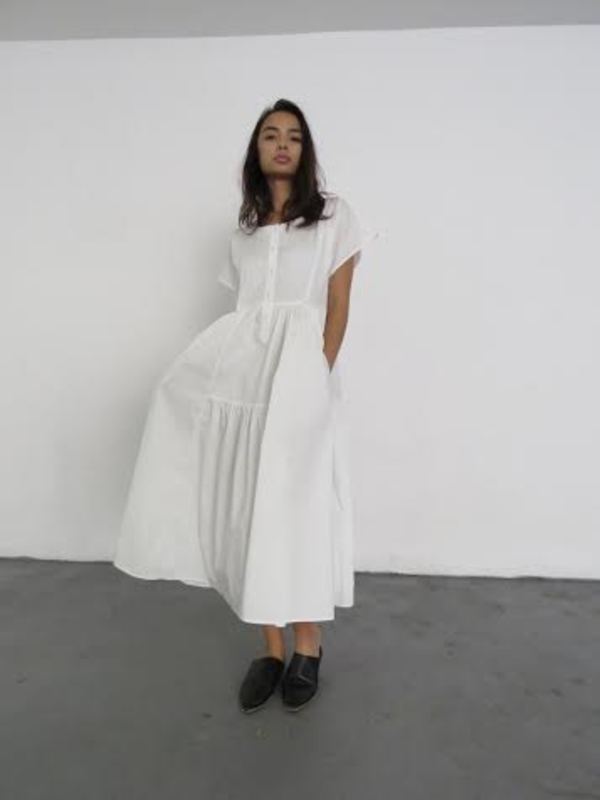 MARYAM NASSIR ZADEH FLORENZA DRESS - WHITE | Garmentory