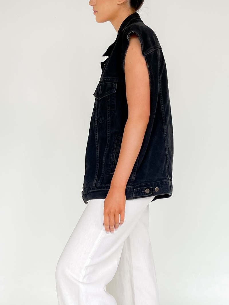 Levi's Denim Vest - Black | Garmentory