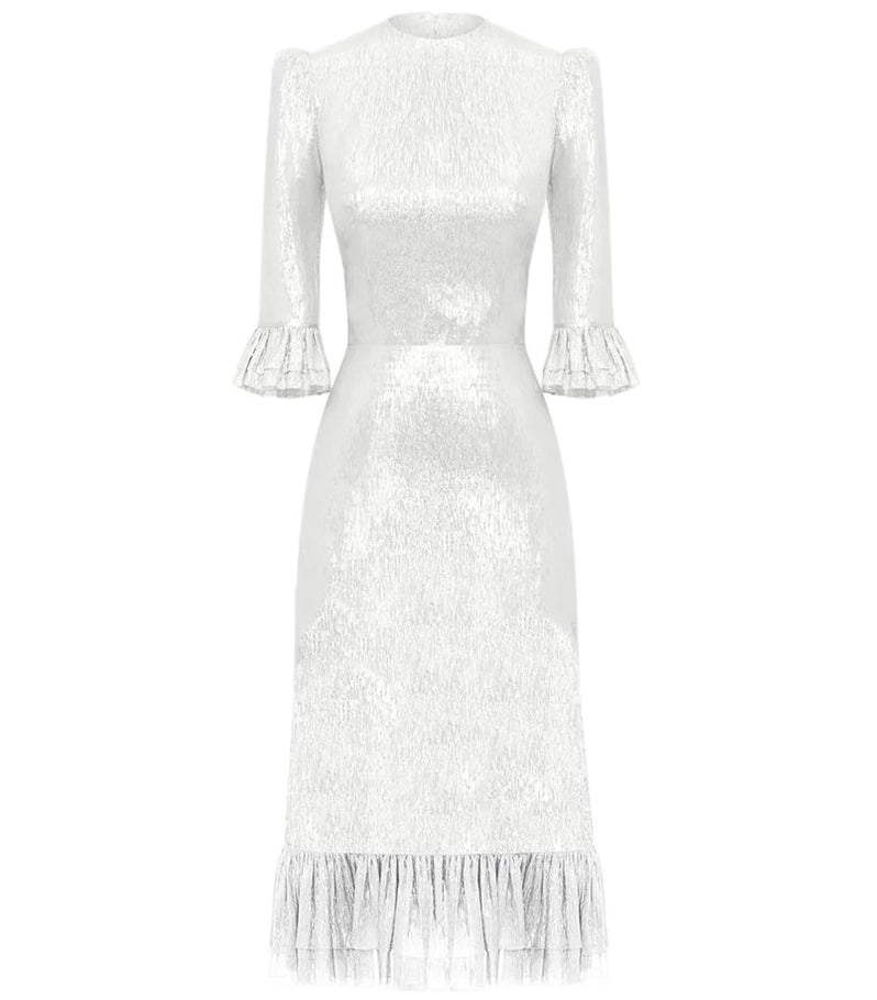 The Vampire's Wife The Falconetti Dress - Silver | Garmentory The Vampire's Wife The Falconetti Dress - Silver | Garmentory