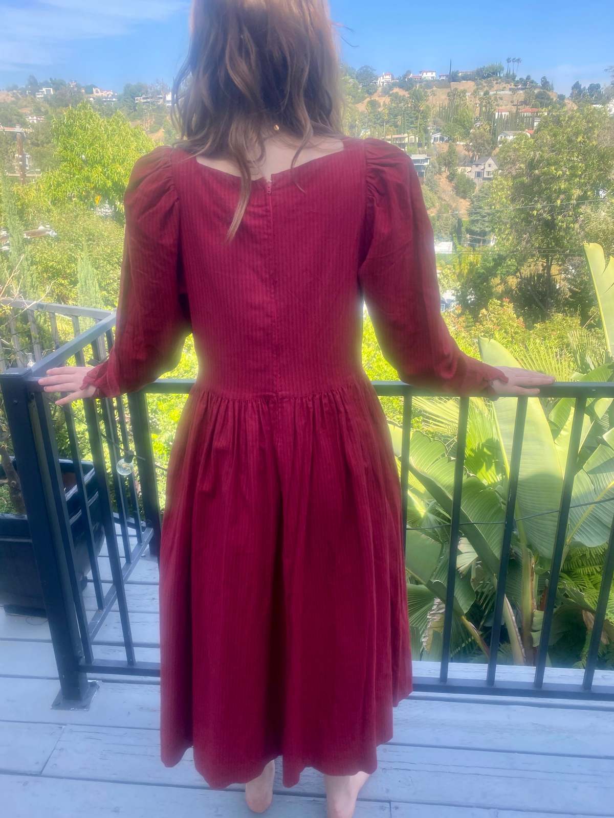 laura ashley red dress 90s Laura Ashley Red Shift Dress. UK 8. Flower Print Viscose Chiffon