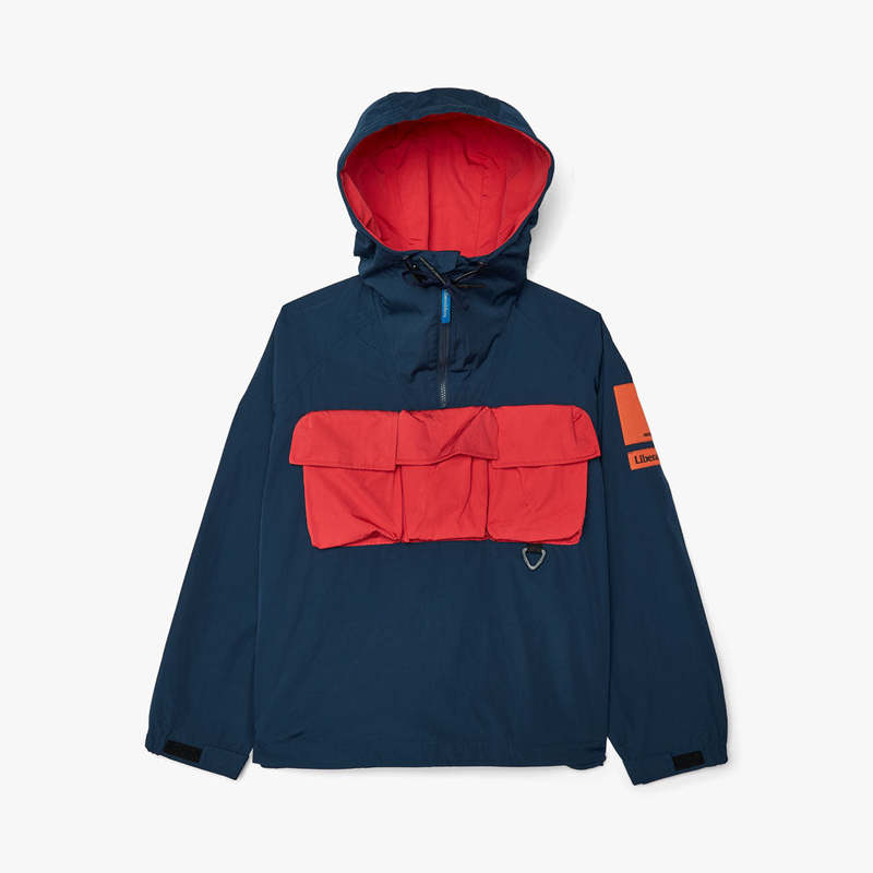 【used】Liberaiders LR ANORAK JACKET L Liberaiders LR Half Zip Anorak - Navy | Garmentory