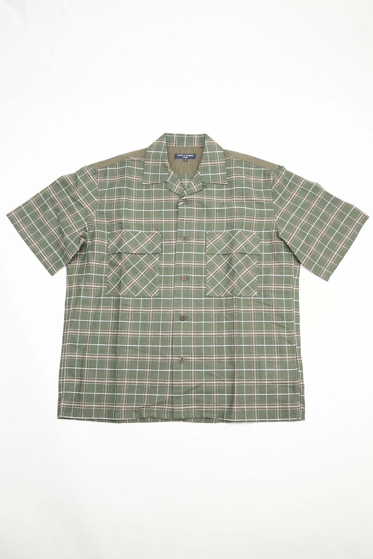 Comme des Garçons HOMME MEN'S SHIRT LINEN COTTON CHECK X COTTON
