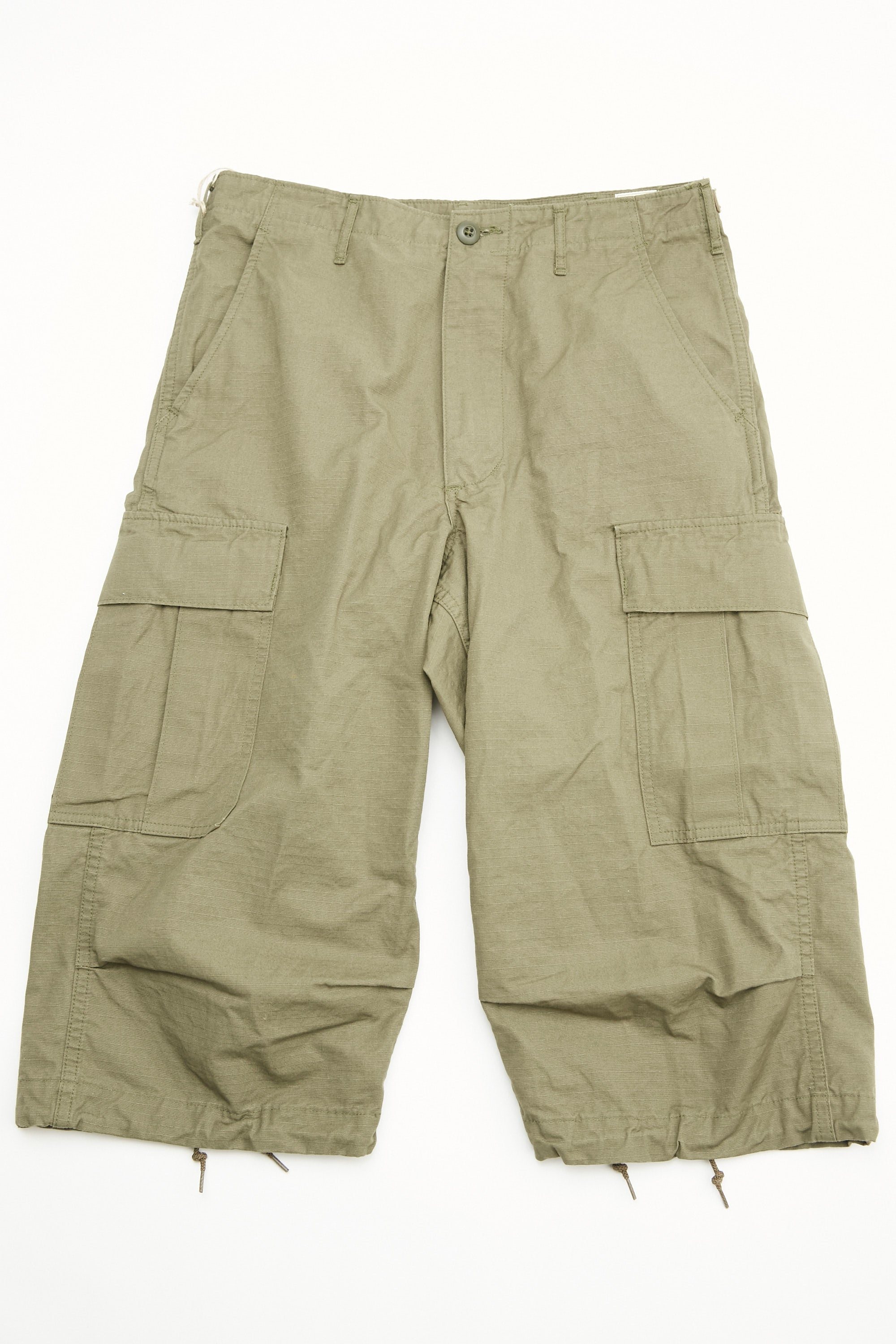 Orslow Men's Vintage Fit 6 Pockets Cargo Shorts - Army Green