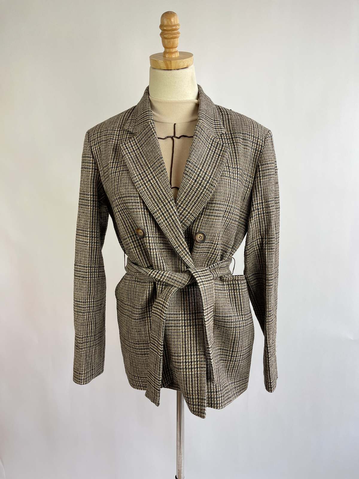 Rouje Paris Albert Blazer - Tan Multi | Garmentory