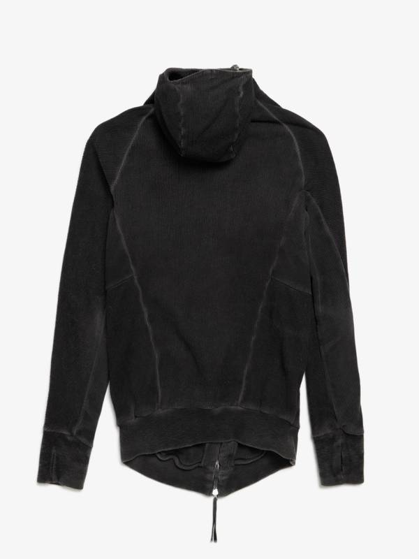 11 By Boris Bidjan Saberi Zipped Towel Textured Ninja Hoodie