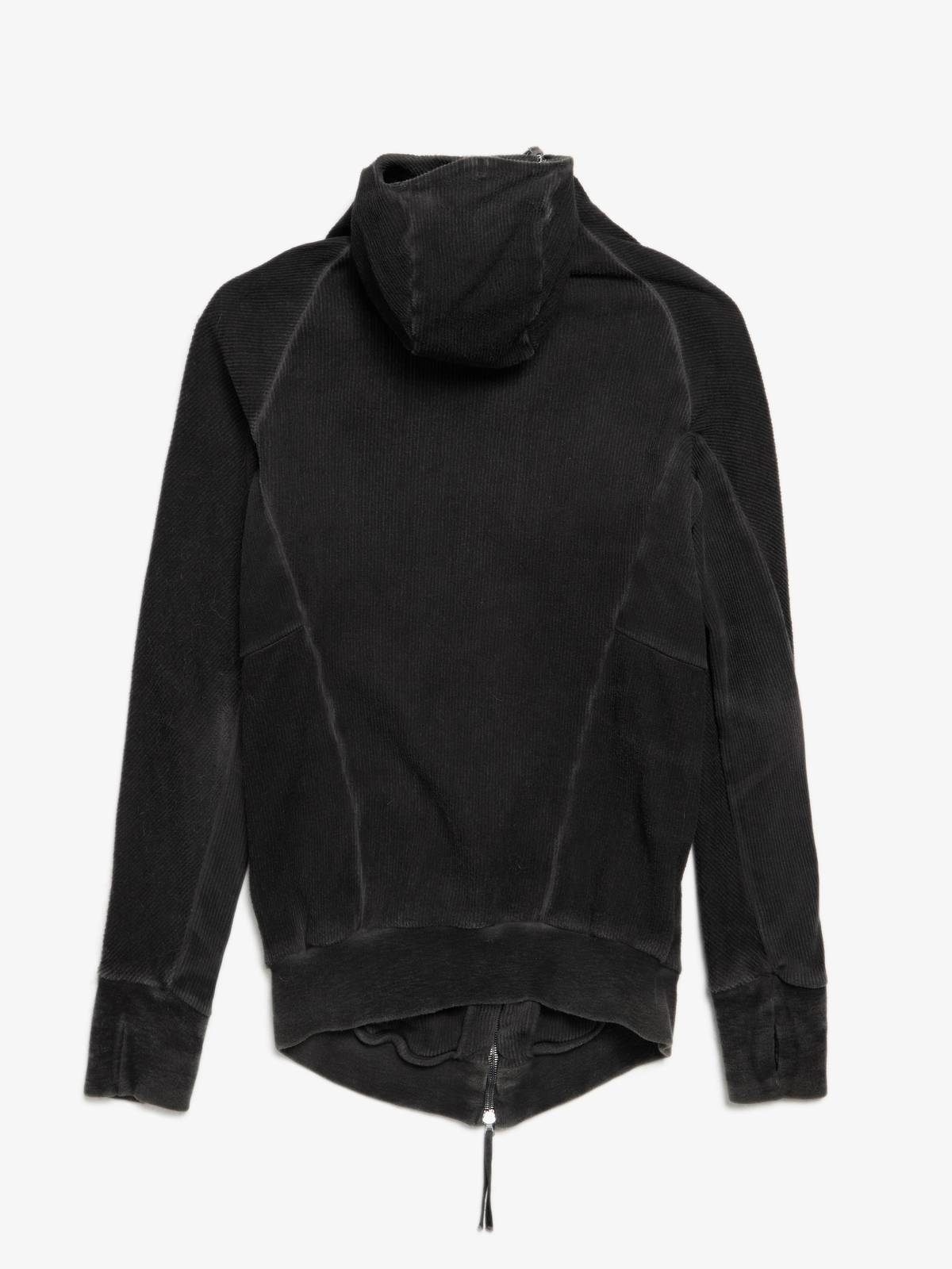 11 By Boris Bidjan Saberi Zipped Towel Textured Ninja Hoodie 
