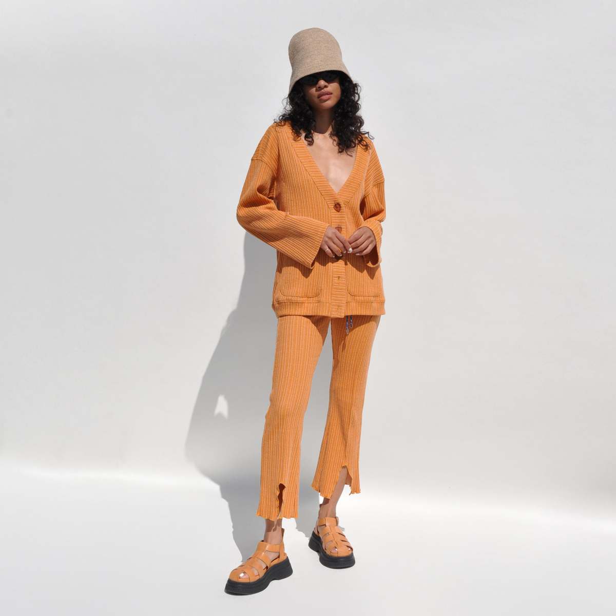 KkCo Canyon Cardigan - Squash | Garmentory KkCo Canyon Cardigan - Squash | Garmentory