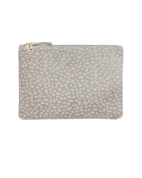 Clare V. Flat Clutch in Grey Ladybug Clare V. Flat Clutch in Grey Ladybug