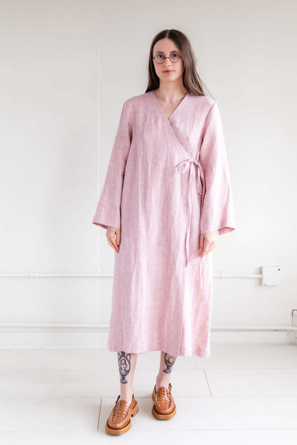 knee length dresses for ladies Susanna Off The Shoulder Linen Dress main image 1