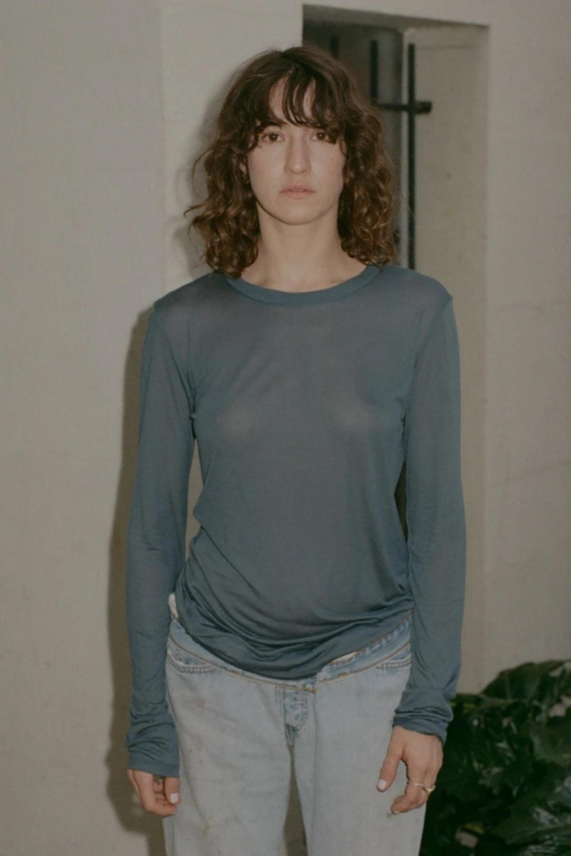 トップス baserange Long Sleeve Tee - Bamboo ロングスリーブTシャツ in Assortment | バンブー・lyocell | ja