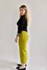 Altar Houseline  Audrey Pant in  Linen - Vibrant Moss - Thumbnail 10
