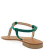 Nuovo Nicar Jeweled Thong Sandals - Emerald - Thumbnail 3