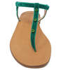 Nuovo Nicar Jeweled Thong Sandals - Emerald - Thumbnail 4