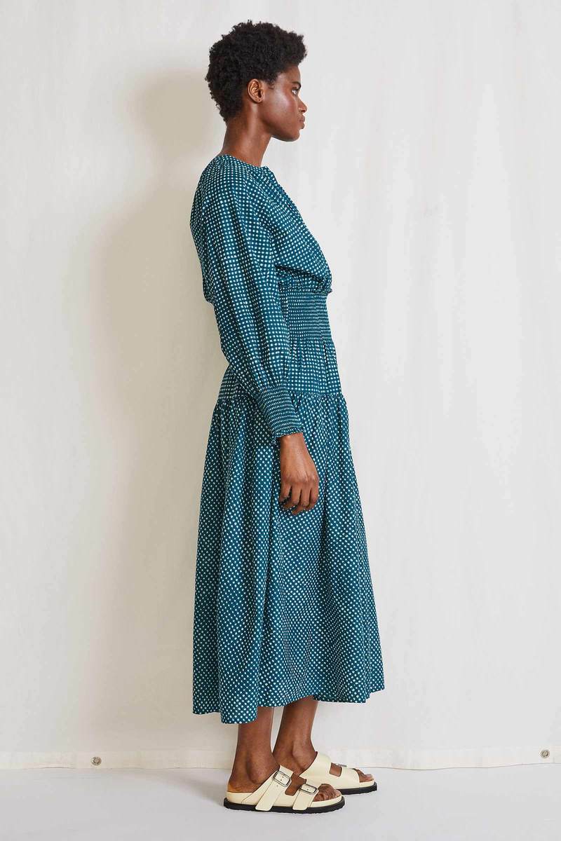 chinese dress ladies Apiece Apart Women's Volta Long Sleeve Dress, Heathered Charcoal, XS at  Amazon Women's Clothing store main image 0