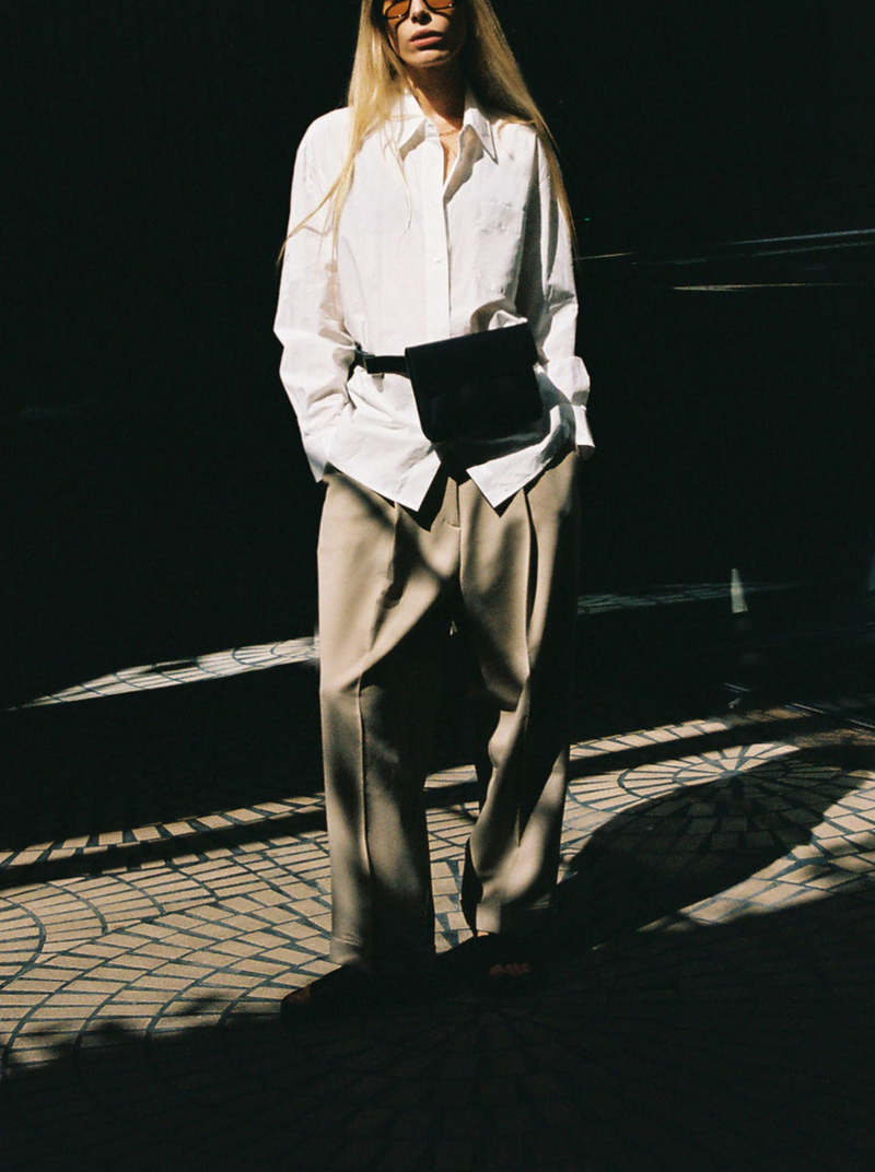 MIJEONG PARK/ミジョン・パーク オーバーサイズシャツ OVERSIZED SHIRT - BROWN — MIJEONG PARK - LA based womenswear