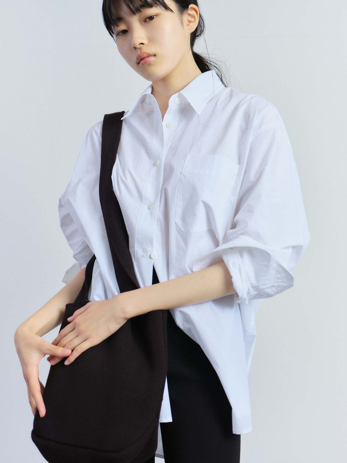 Mijeong Park Oversized Shirt - White | Garmentory