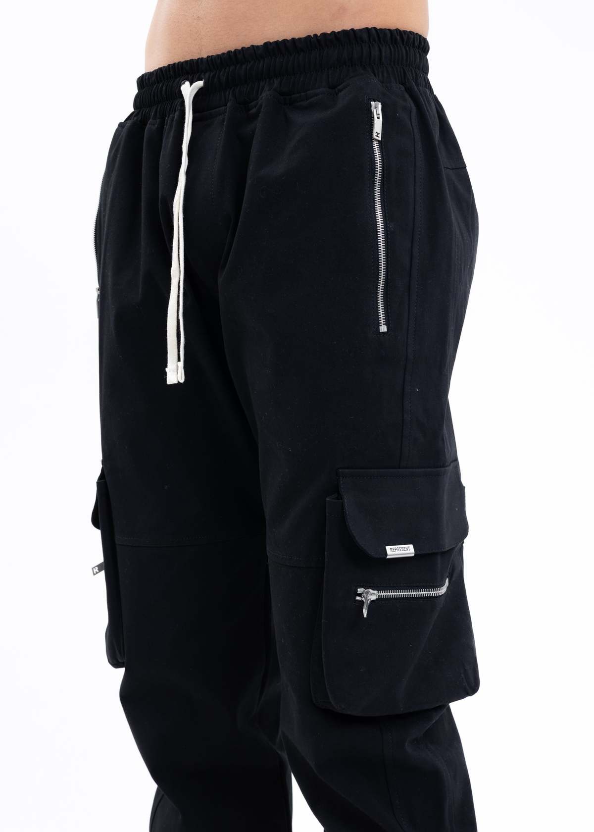 Represent Military Pants Black Garmentory