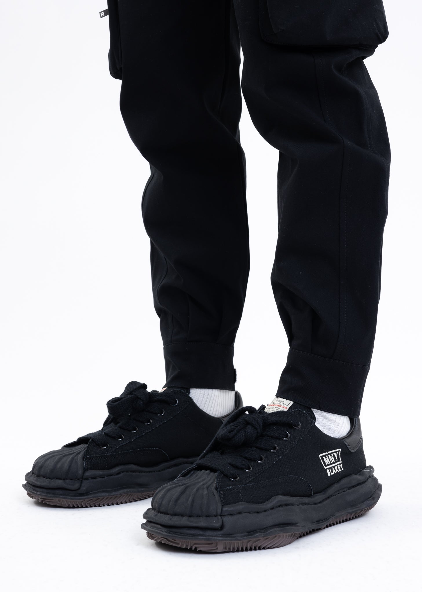 Represent Military Pants Black Garmentory