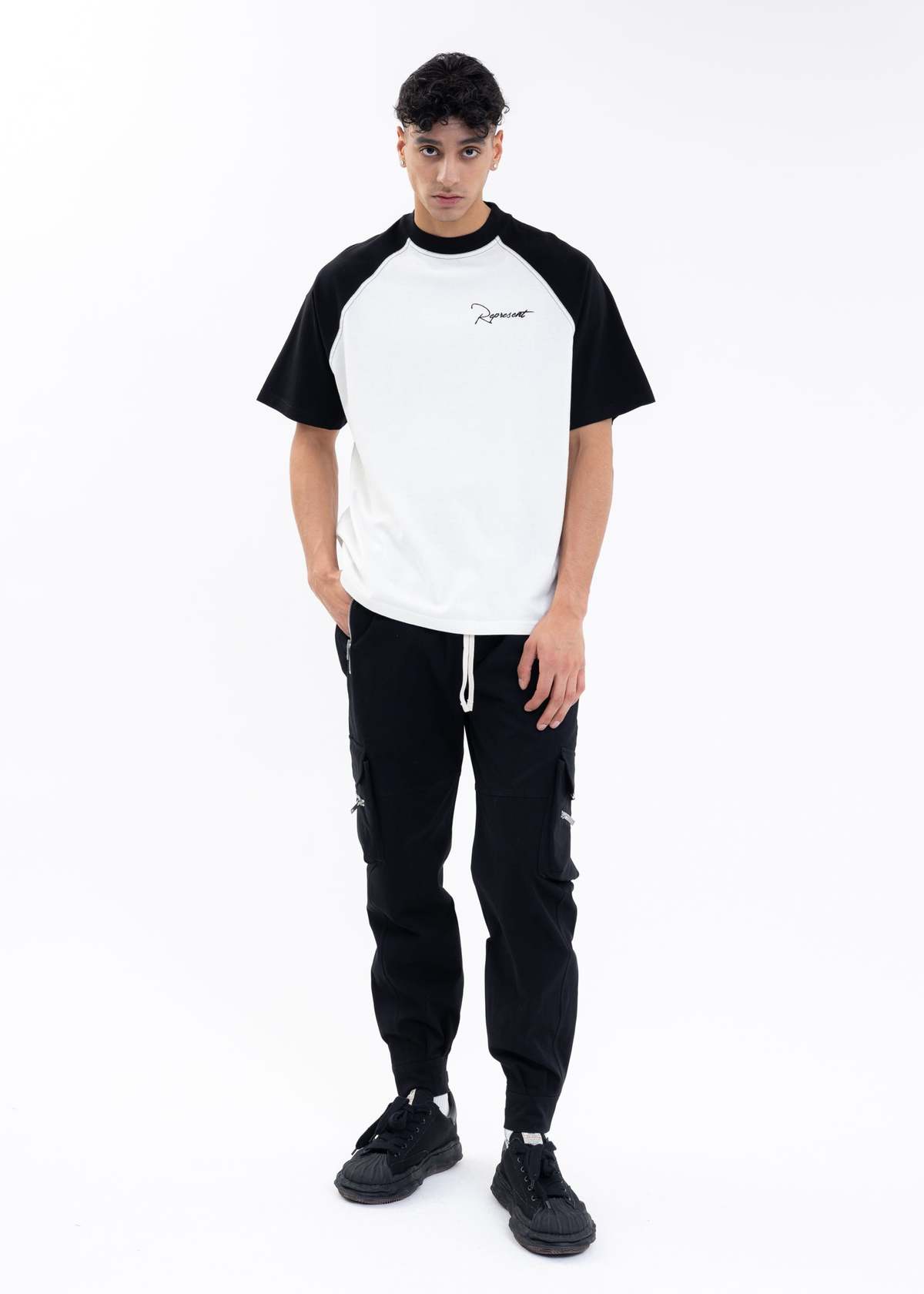 Represent Military Pants Black Garmentory