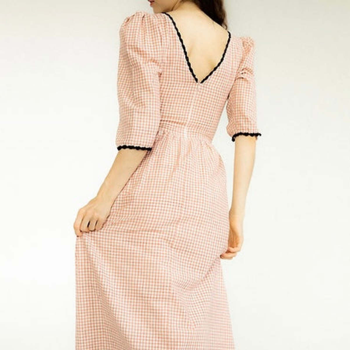 Tach Clothing Ilse Dress Brown Gingham Garmentory